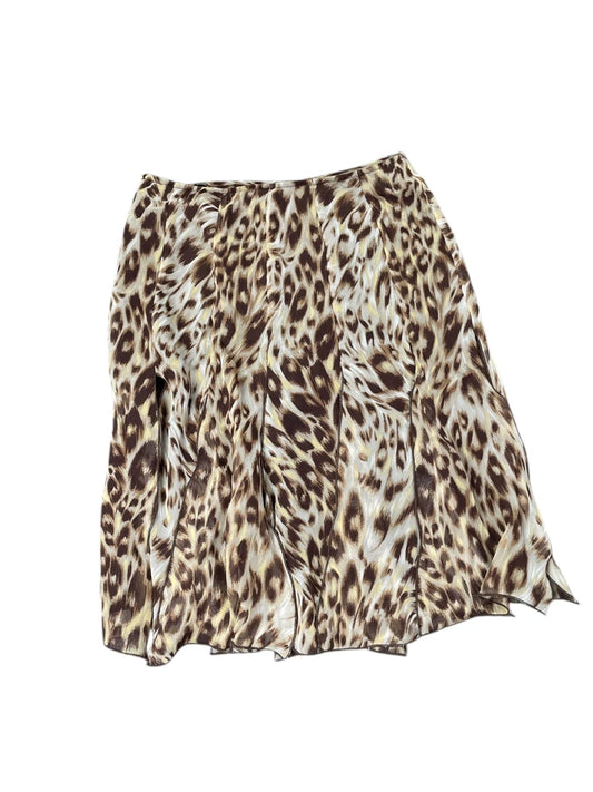 Wild Sands Leopard Midi Skirt (M)