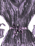 Agara Purple Elegant Dress (M)