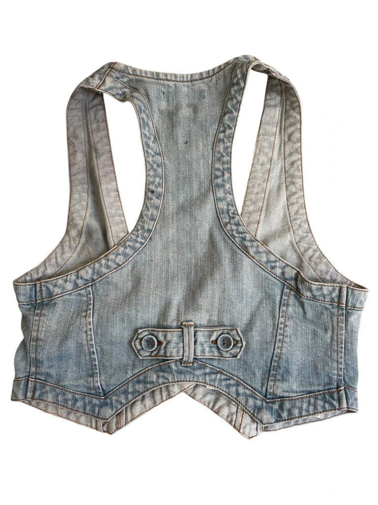 fast lane – cropped light vest (S?)