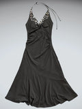 Ruby Rox Sleek Black Mini Dress (S)