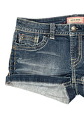 Mek Anm Blue Classic Denim Hotpants (L)