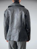 Black Leather Coat