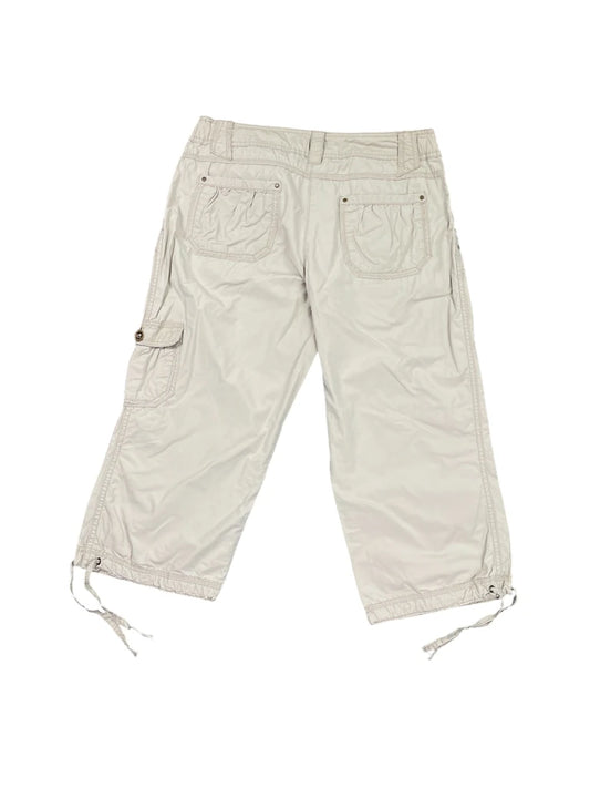 Kiabi Beige Cropped Cargo Pants (S)