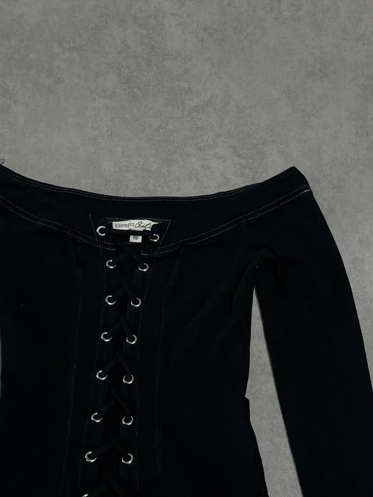 corset long sleeve top