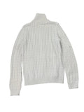 Polo Ralph Lauren White Cable Knit Sweater (M)