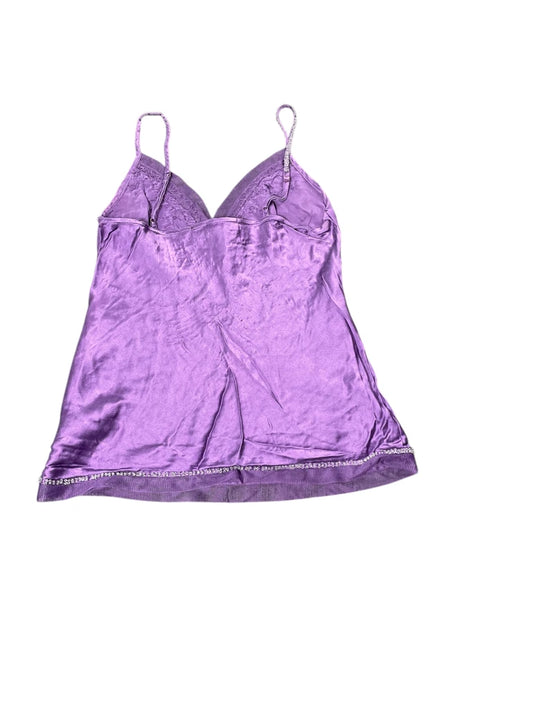 Purple light top with yellow rhinestone (XS)