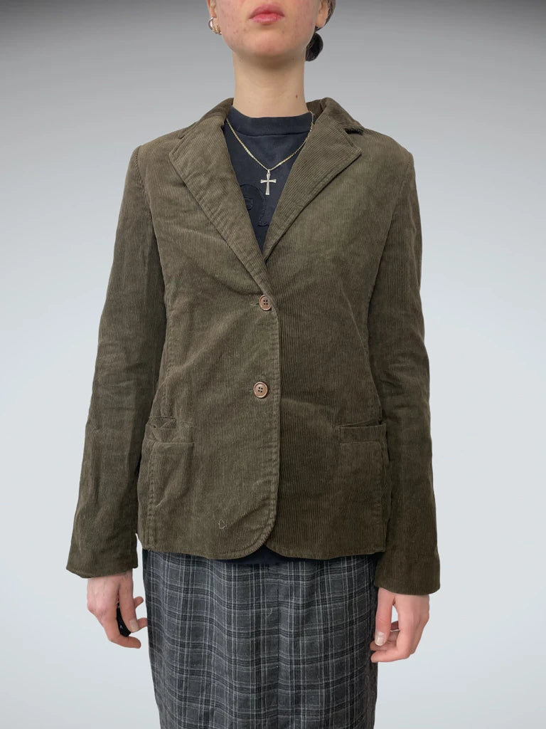 brown blazer