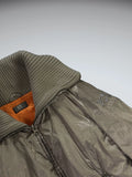 Iceberg Metallic Grey Bomber Jacket Women (XXL)