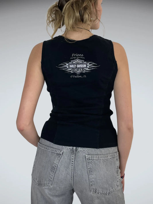 Harley Davidson zipper top