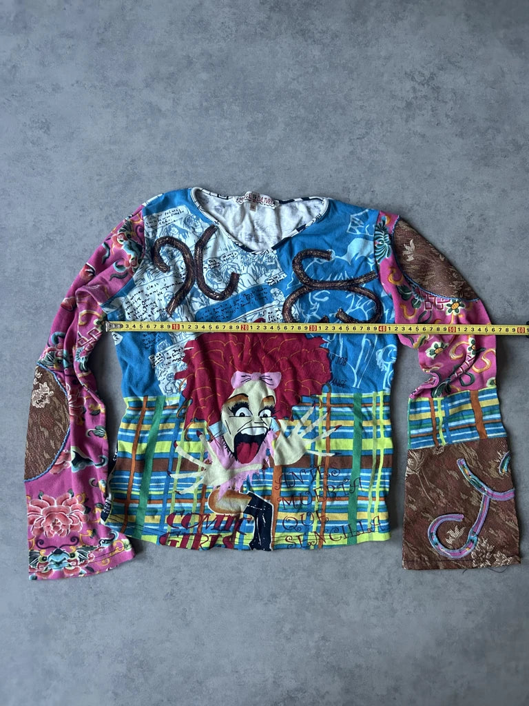 Y2K long sleeves top