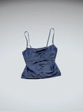 Vintage Stretch Top in Dunkelblau von Tommy Hilfiger (S)