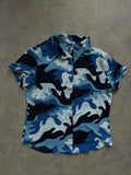 Blue camo shirt