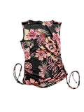 Floral Ruched Top (S)