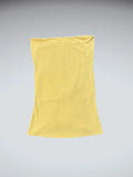 soft yellow tube top (M)