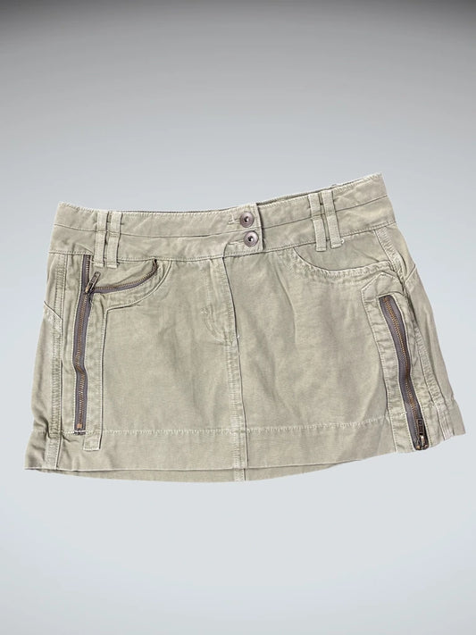 Garage Light Green Casual Skirt (M)