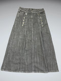 Skin Grey Cotton Skirt (M)