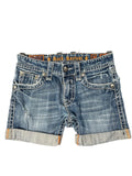 Rock Revival Embroidered Pocket Denim Hotpants (L)