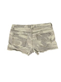 Mudd Black Camo-Inspired Denim Hotpants (L)