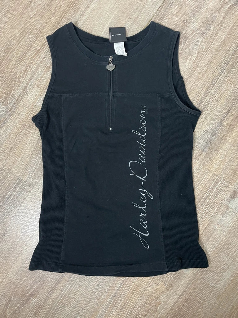 Harley Davidson zipper top