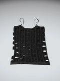 Distressed Black Sheer Vintage Top (M)