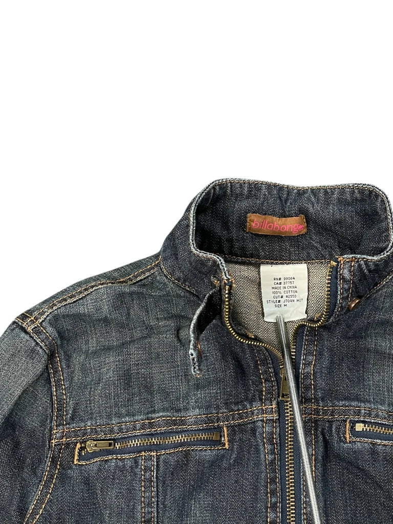 Billabong Biker Style Denim Jacket (M)