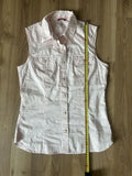 Sleeveless button up