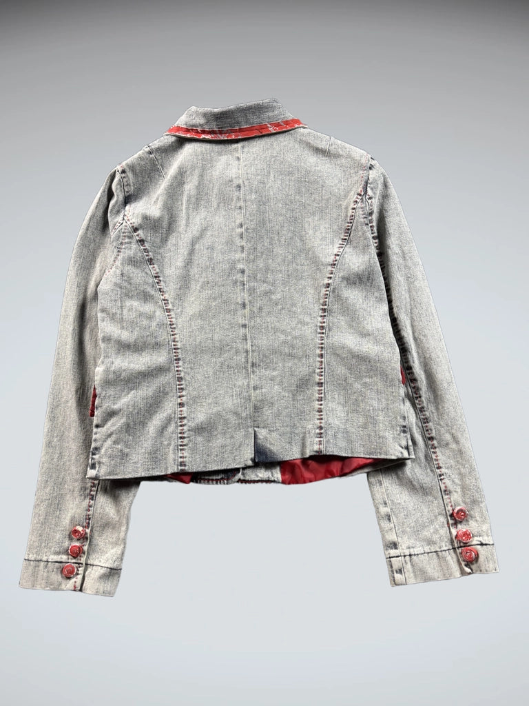 Light Blue Oversized Vintage Denim Jacket (M)