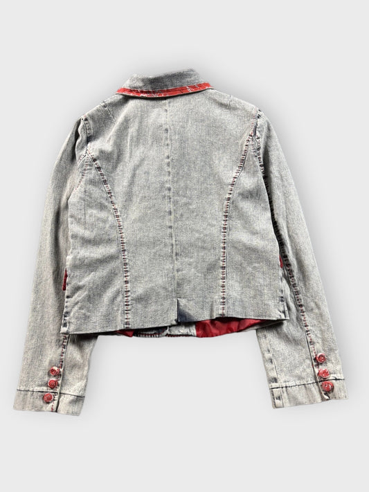 Light Blue Oversized Vintage Denim Jacket (M)