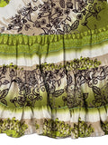 Ocean Mist Leopard Print Skirt (M)