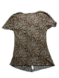 Brown Abstract Pattern Tunic (S)