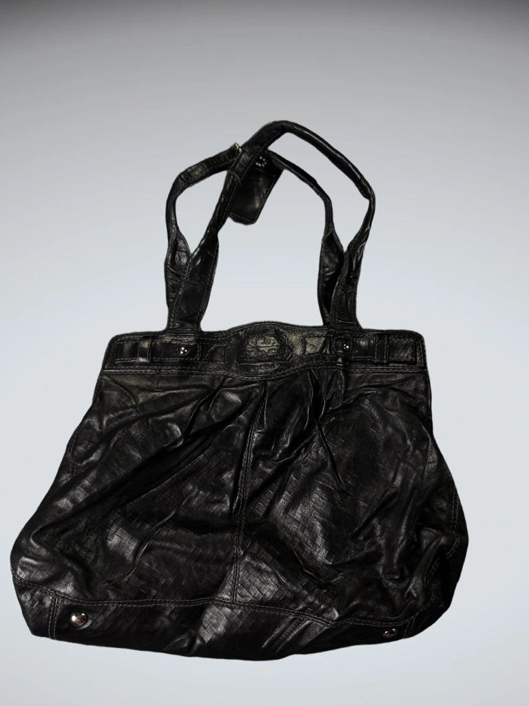 Classic Coach Black Hobo Leather Bag (ONESIZE)