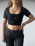 Tie crop top