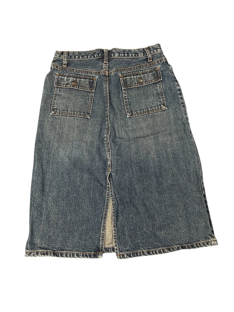 Classic Mid Wash Denim Skirt (XS)