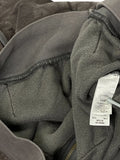 Khaki Velour Zip Hoodie (S)