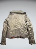 Iceberg Metallic Grey Bomber Jacket Women (XXL)