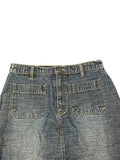 Classic Pocket Denim Skirt (S)