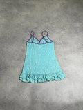 turquoise lace dress (L)