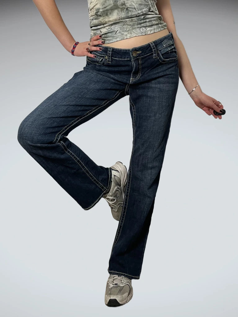 High rise bootcut