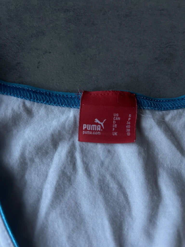 White puma v-neck