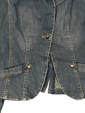Extyn Denim Fitted Blazer (M)