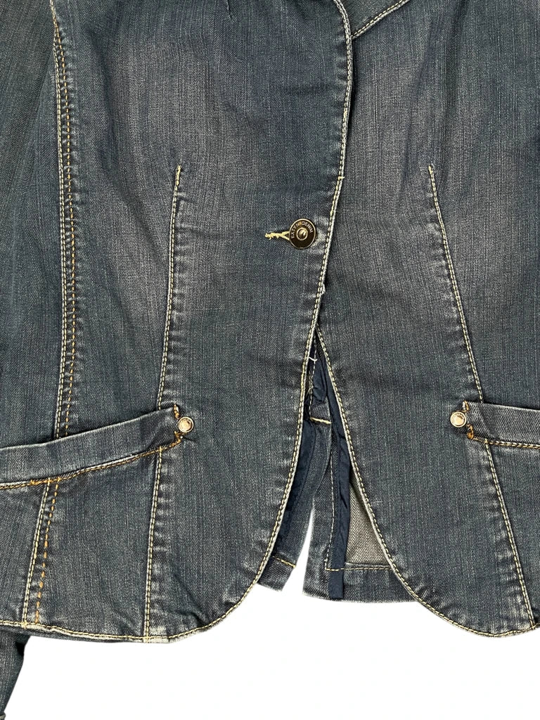 Extyn Denim Fitted Blazer (M)