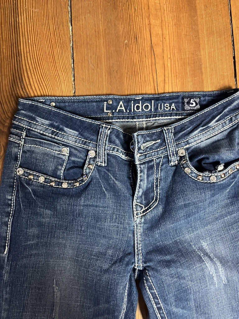 Blue Jeans with Glitter