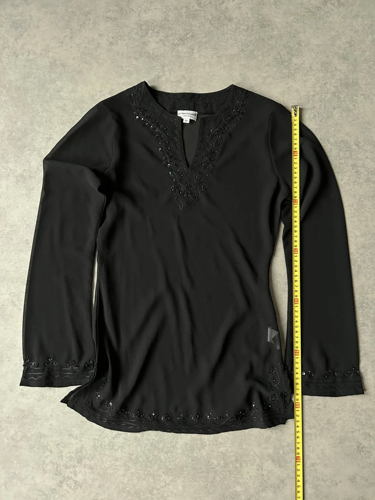 Vintage gennemsigtig top