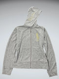 Polo Ralph Lauren Grey Hoodie with Embroidered Polo Player (L)