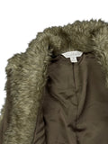 Charlie Beige Faux Fur Vest (S)
