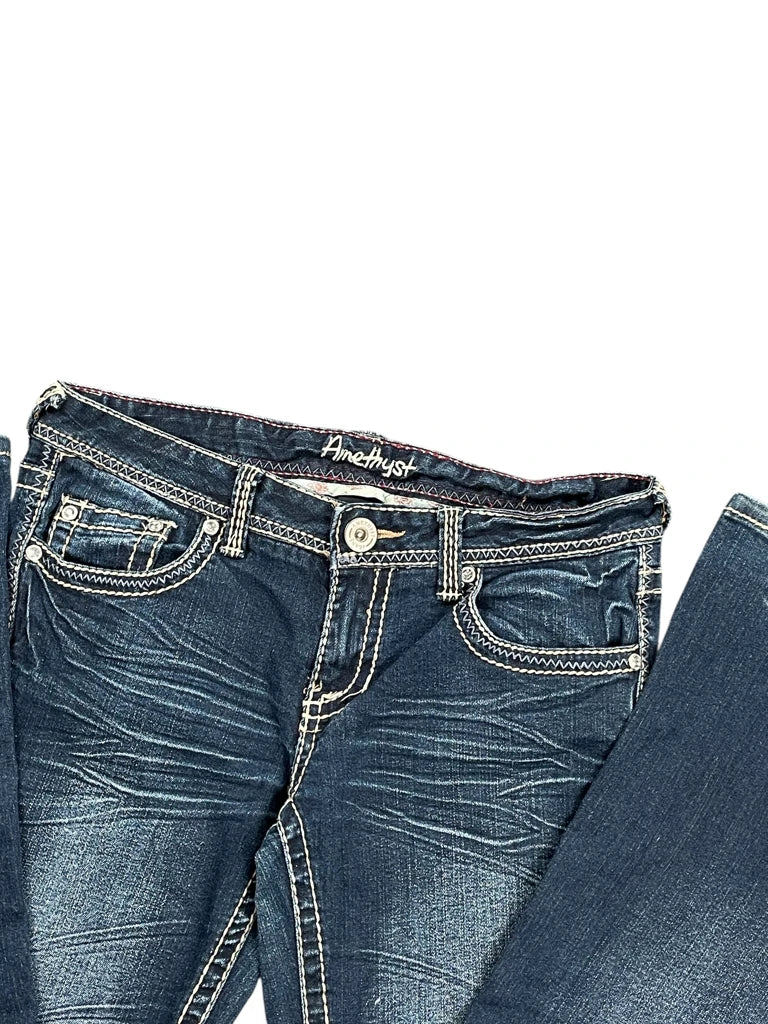Amethyst Blue Denim Jeans (S)