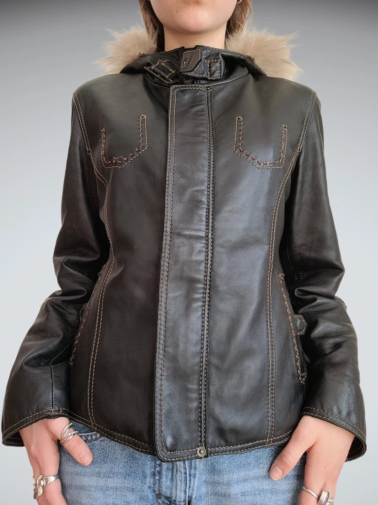 Leather jacket