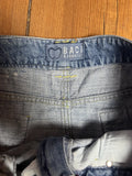 Blue Denim Skirt with Bags
