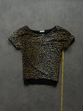 Leopard print top
