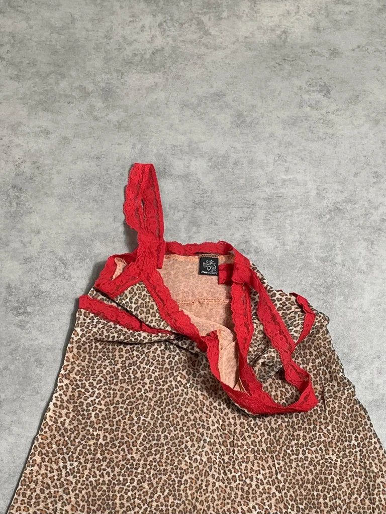 leopard print dress (S)